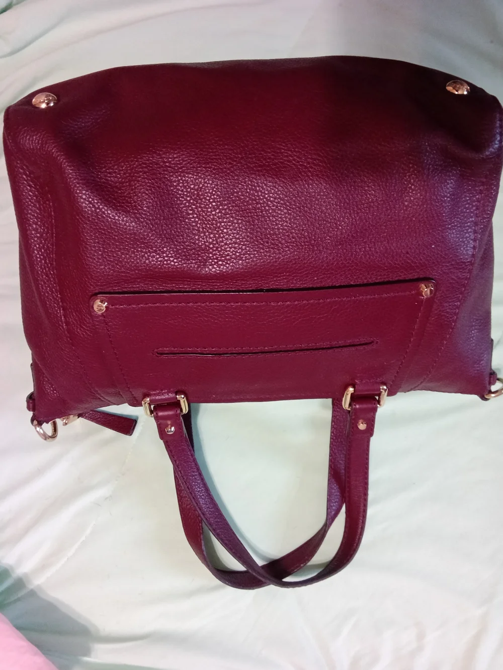 Michael Kors Gilmore Women's Burgundy Leather Tote Bag